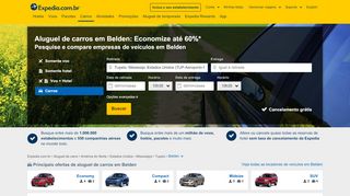 
                            12. Aluguel de carros em Belden: Economize até 60% | Expedia.com.br