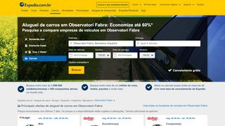 
                            10. Aluguel de carros em Observatori Fabra: Economize até 60% - Expedia
