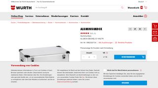 
                            8. Aluminiumbox (0962320134) online kaufen | WÜRTH