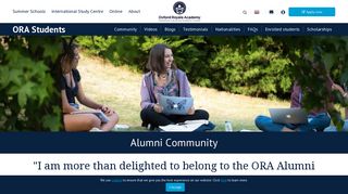 
                            7. Alumni Community - Oxford Royale Academy
