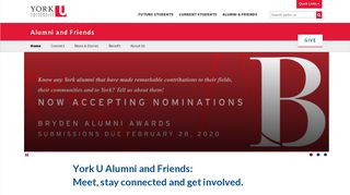 
                            1. Alumni & Friends - York University