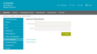 
                            7. Alumni-Login | FH Bielefeld