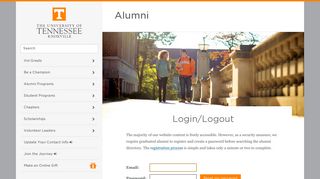 
                            4. Alumni - Login - iModules