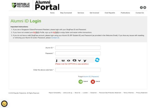 
                            6. Alumni Login - Republic Polytechnic Alumni Portal