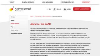
                            4. Alumni of the DAAD - Alumniportal Deutschland