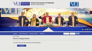 
                            1. Alumni Registration - VU Alumni - Virtual University of ...