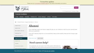 
                            5. Alumni - Student home, The University of York