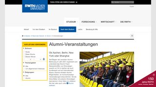 
                            5. Alumni-Veranstaltungen - RWTH AACHEN UNIVERSITY - Deutsch