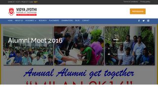 
                            5. Alumni - Vidya Jyothi Institute of Technology