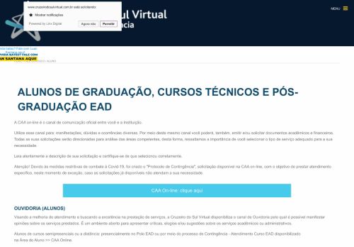 
                            6. Aluno - Cruzeiro do Sul Virtual