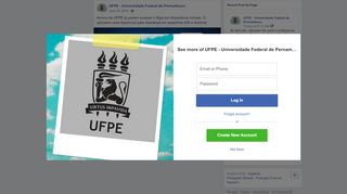 
                            8. Alunos da UFPE já podem acessar o Siga... - UFPE - Universidade ...