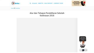 
                            7. Alur dan Tahapan Pendaftaran Sekolah Kedinasan 2018 - Tirto.ID