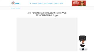 
                            12. Alur Pendaftaran Online Jalur Reguler PPDB 2018 SMA/SMK di ... - Tirto