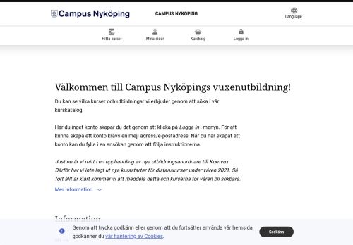 
                            5. Alvis webbansökan Campus Nyköping