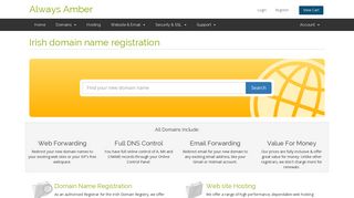 
                            13. Always Amber: Irish domain name registration