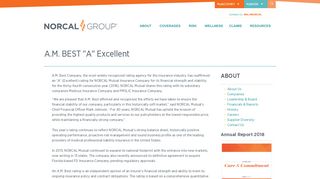 
                            3. A.M. Best | NORCAL Group - Medical Professional Liability Insurance