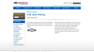 
                            11. A.M. Best Rating | Donegal Insurance Group - Jarus Technologies