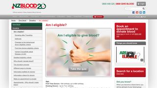 
                            10. Am I eligible? | New Zealand Blood Service