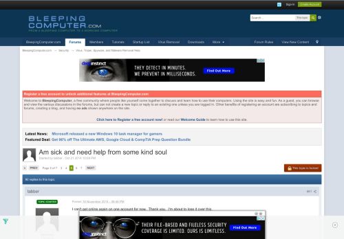 
                            13. Am sick and need help from some kind soul - Page 5 - Virus, Trojan ...