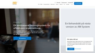 
                            2. AM System: En molntjänst för Ärenden, Dokument & Underhåll