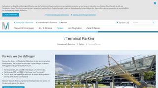 
                            7. Am Terminal parken: schnell & bequem zum Gate - Flughafen München