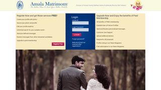 
                            9. Amala Matrimony Login