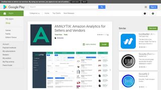 
                            7. AMALYTIX: Amazon Analytics for Sellers and Vendors - Apps on ...