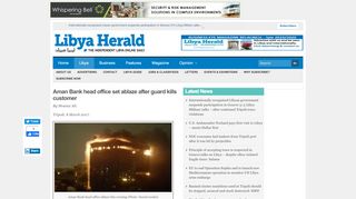 
                            12. Aman Bank head office set ablaze after guard kills customer |