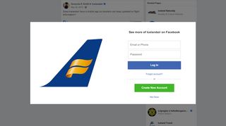 
                            9. Amanda E Smith - Does Icelandair have a mobile app so... | Facebook