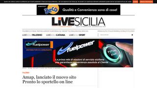 
                            9. Amap, lanciato il nuovo sito Pronto lo sportello on line - Live Sicilia