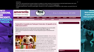 
                            12. Amaranto Magazine - Fantacalcio, tra poche ore l'asta per il mercato ...
