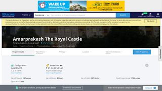 
                            9. AmarPrakash The Royal Castle Chromepet, Chennai South - 99Acres