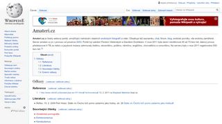 
                            9. Amateri.cz – Wikipedie