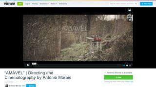
                            12. “AMÁVEL” | Directing and Cinematography by António Morais on ...