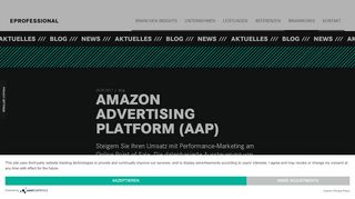 
                            9. Amazon Advertising Platform (AAP) ein neues Format von ...