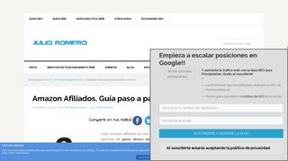 
                            9. Amazon Afiliados. Guía paso a paso - Julio Romero