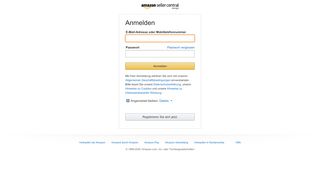 
                            5. Amazon Anmelden - Amazon Seller Central DE