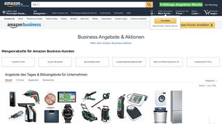 
                            3. Amazon Business: Aktuelle Aktionen für Geschäftskunden