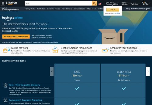 
                            4. Amazon Business Prime - Amazon.com