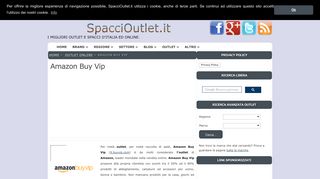 
                            6. Amazon Buy Vip - Spacci Outlet