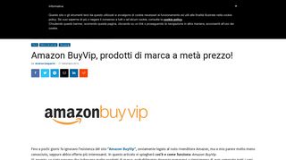 
                            10. Amazon BuyVip, prodotti di marca a metà prezzo! - BreakingTech