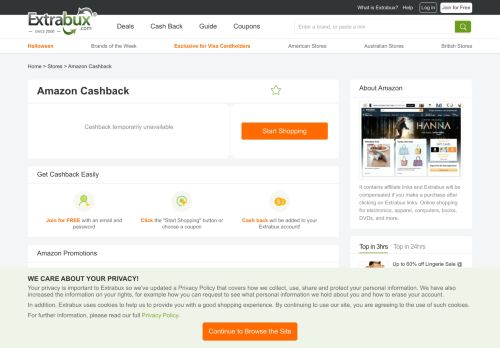 
                            5. Amazon Cashback | Extrabux