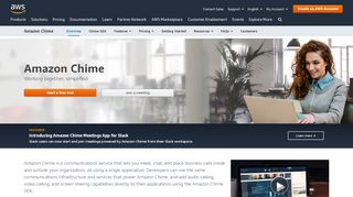 
                            13. Amazon Chime - online meetings and video conferencing