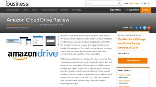 
                            9. Amazon Cloud Drive Review 2018 | Business.com