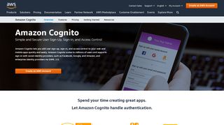 
                            1. Amazon Cognito - Simple and Secure User Sign Up & Sign In - AWS