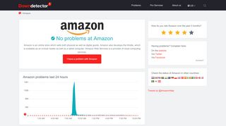 
                            5. Amazon down? Current status and problems | Downdetector