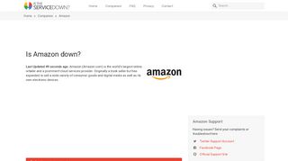 
                            12. Amazon down? Current status and problems - Is The Service Down?