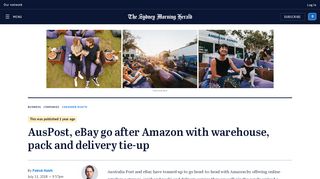 
                            13. Amazon: eBay, Australia Post target Amazon with new delivery tie-up