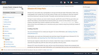 
                            5. Amazon EC2 Key Pairs - Amazon Elastic Compute Cloud