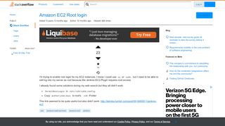 
                            10. Amazon EC2 Root login - Stack Overflow